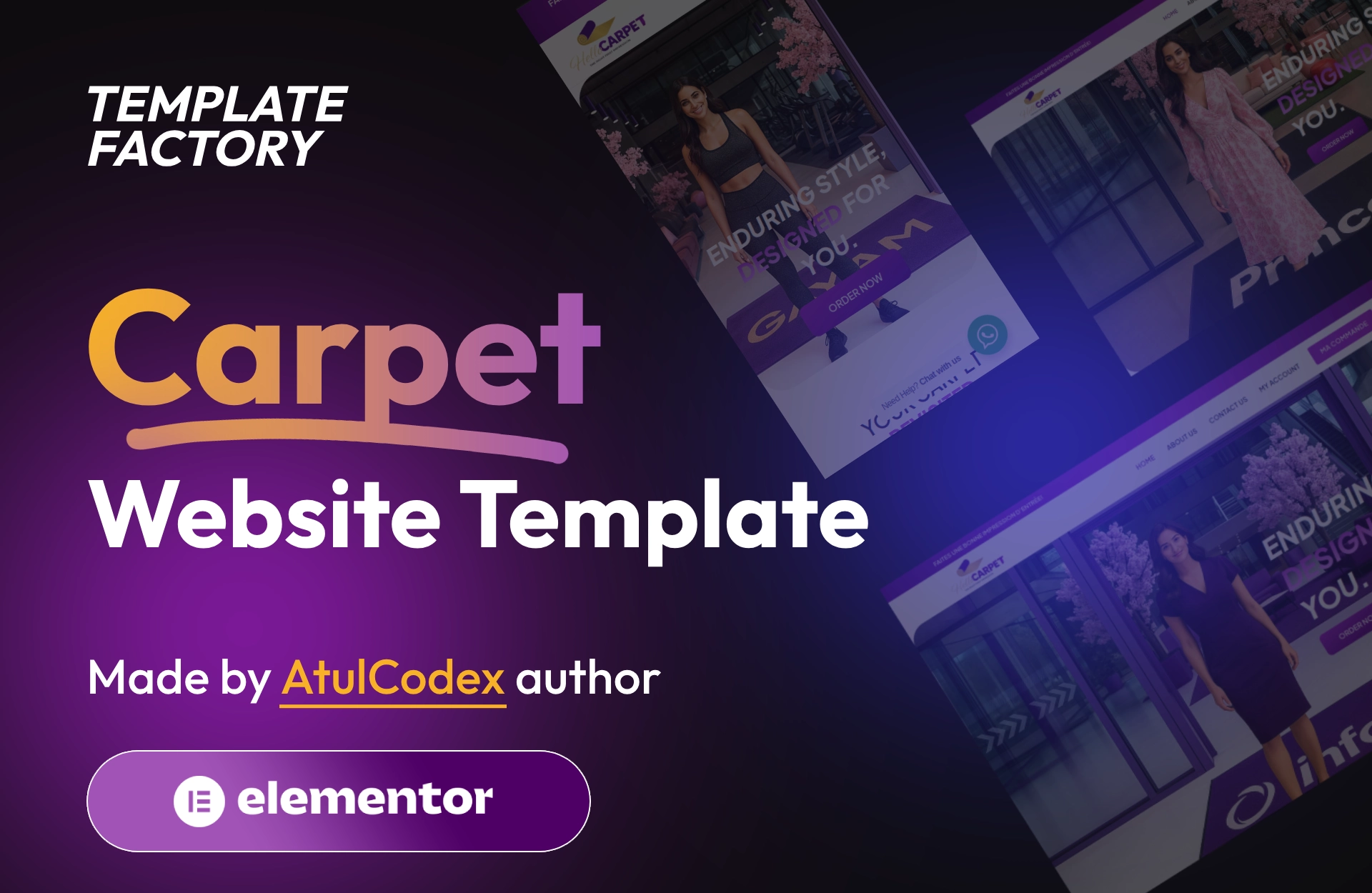 Carpet website template