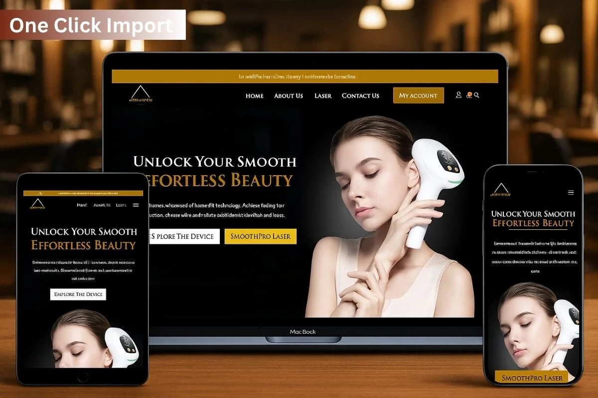 WordPress Developer Laser Beauty Website Template 1 atulcodex